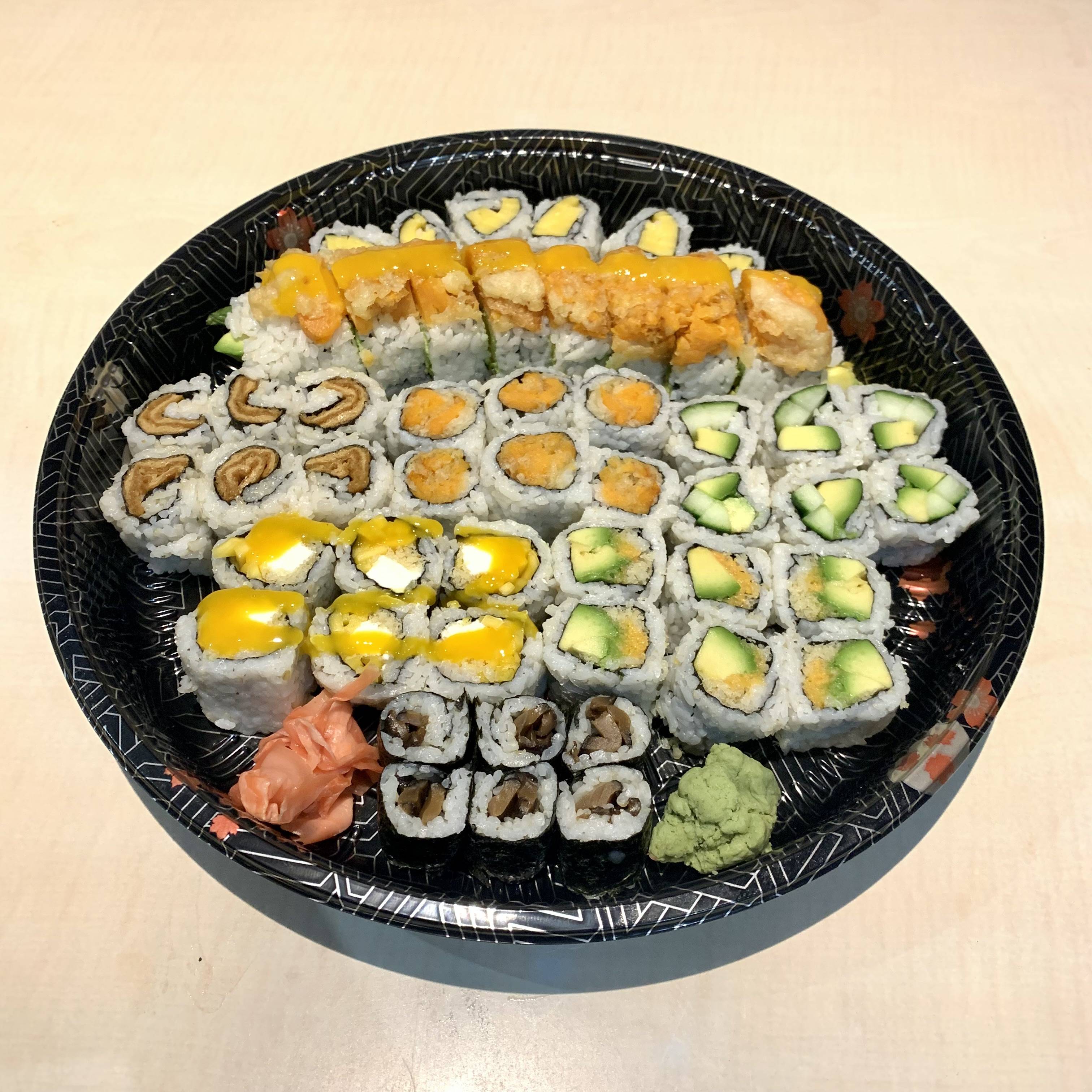 S1. Vegetarian Maki Tray (50 pcs)