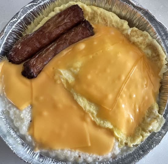 Two Eggs with Sausage