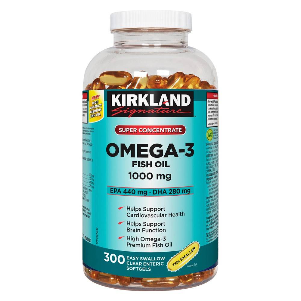 Kirkland Signature Omega 3 Fish Oil 1000 mg Softgels Delivery Near Me Order Online Uber Eats