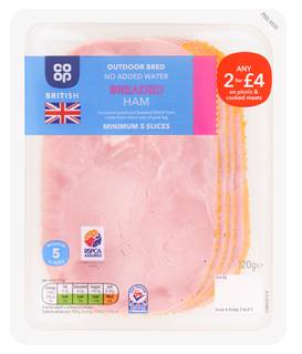 Co-op British Breaded Ham 120g