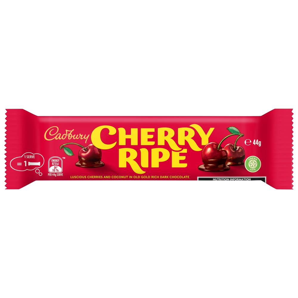 Cherry Ripe Dark Chocolate Bar (44g)