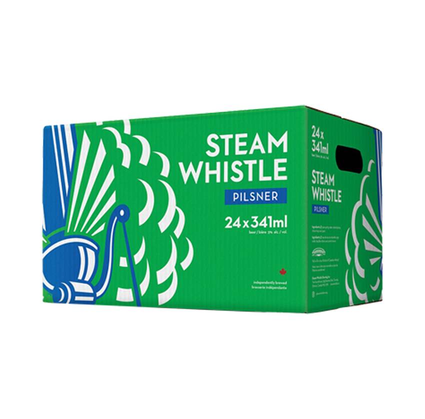 Steam Whistle Premium Pilsner Beer (24 pack, 341 mL)