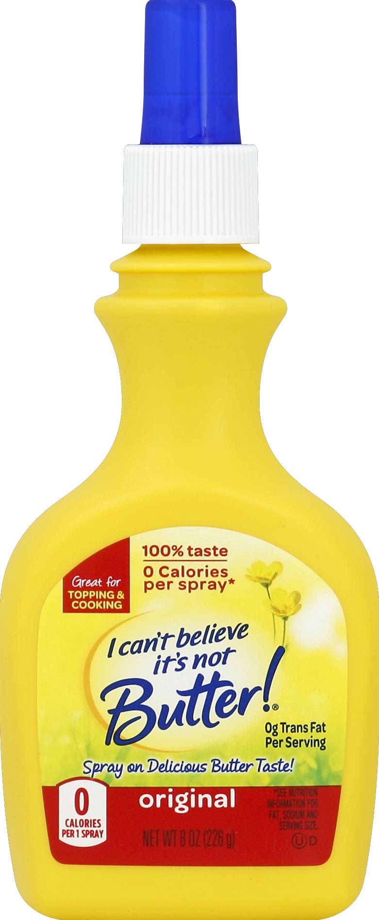 I Can't Believe It's Not Butter! The Original 40% Vegetable Oil Spray (8 fl oz)