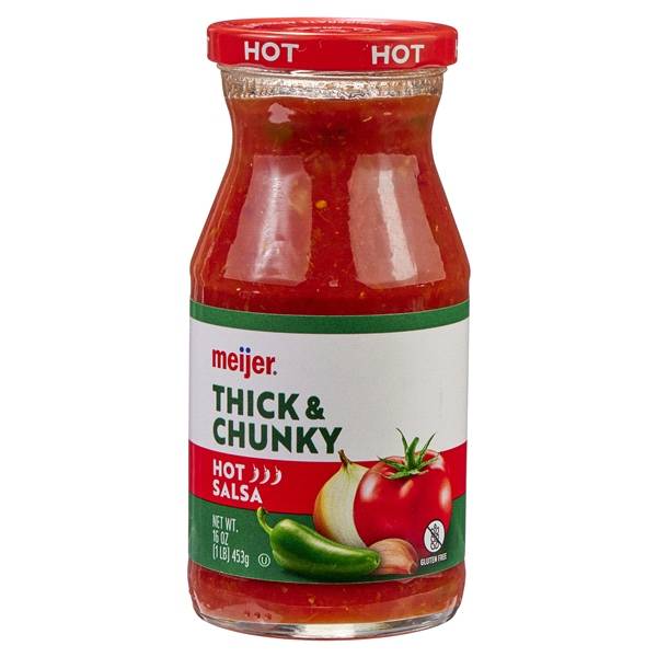 Meijer Hot Thick & Chunky Salsa (16 oz)