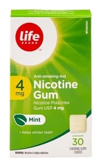 Life Brand Anti Smoking Aid Nicotine Gums 4 mg Delivery Near Me | Order  Online
