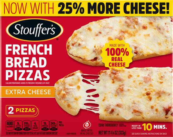 Stouffer's Extra Cheese French Bread Pizzas (2 ct)