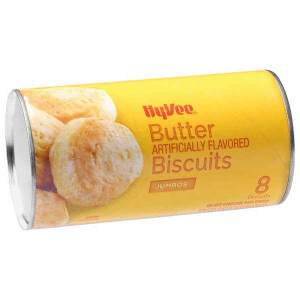 Hy-Vee Jumbos Butter Flavored Biscuits 8Ct