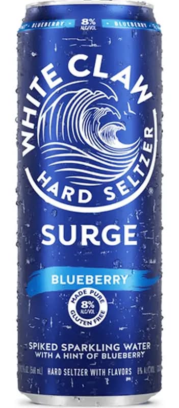 White Claw Hard Seltzer Surge Blueberry