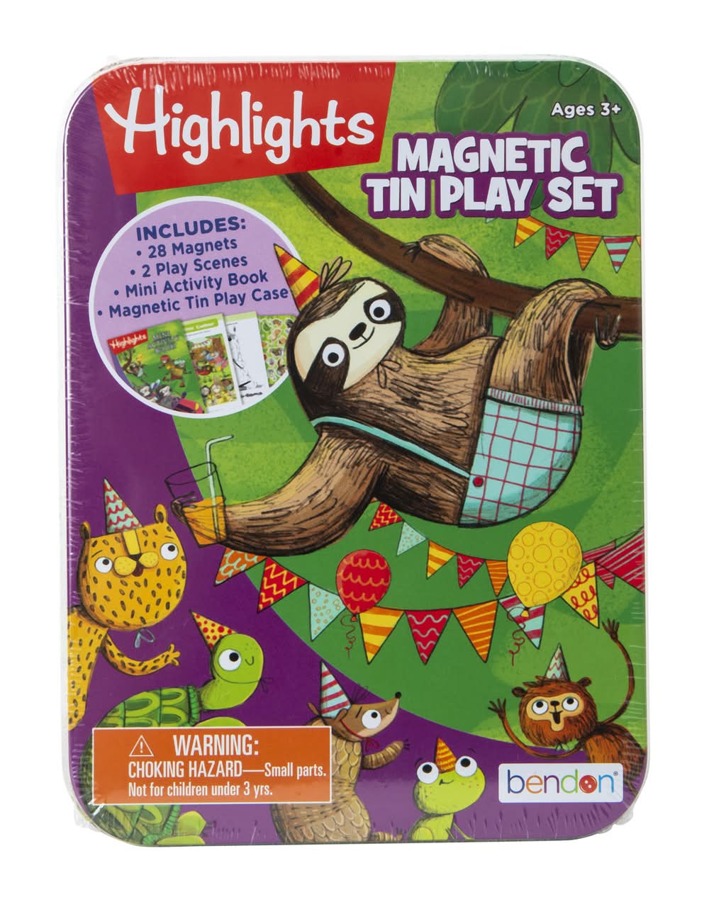 Magnetic Tin Play Set Highlights