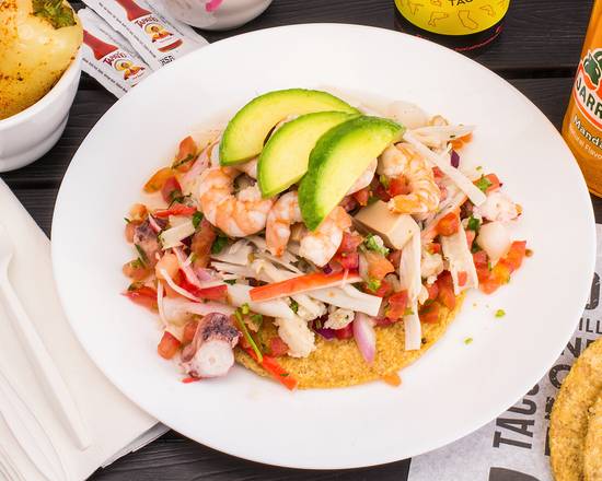 Baja Cali Seafood Tostada