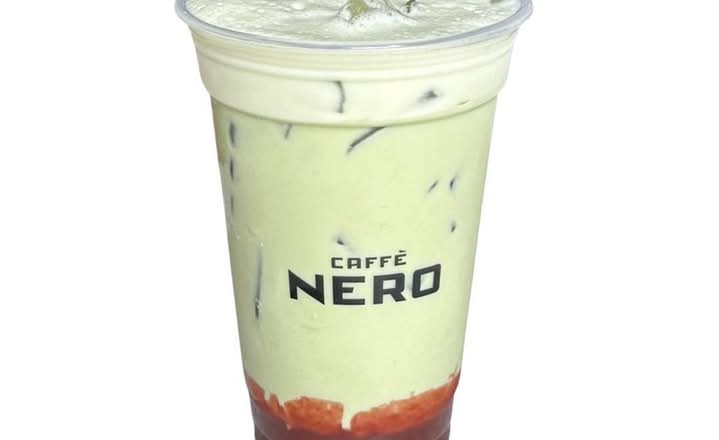 Iced Strawberry Vanilla Matcha