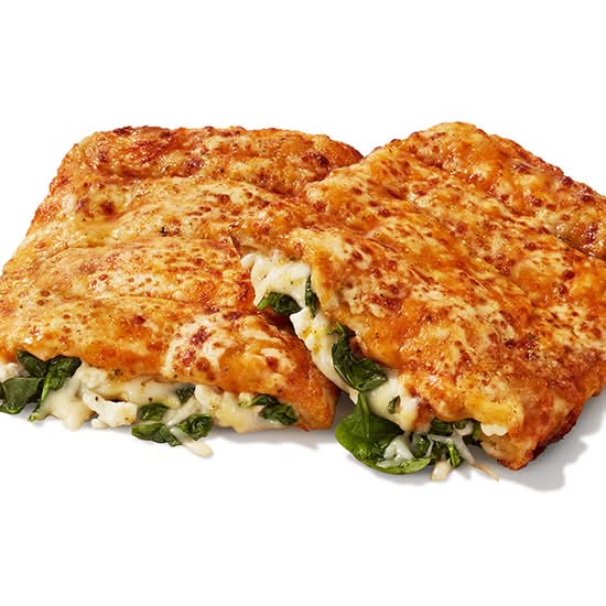 Domino’s Pizza Stuffed Cheesy Bread with Spinach & Feta