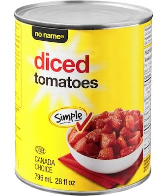 No Name Tomates En Dés / Diced Tomatoes 796.0 ML