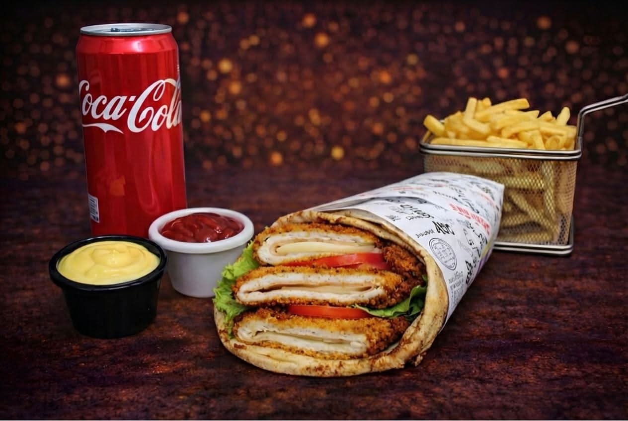 🫓 Menu Cheese Naan Cordon Bleu | Le Double Fondant & Frites