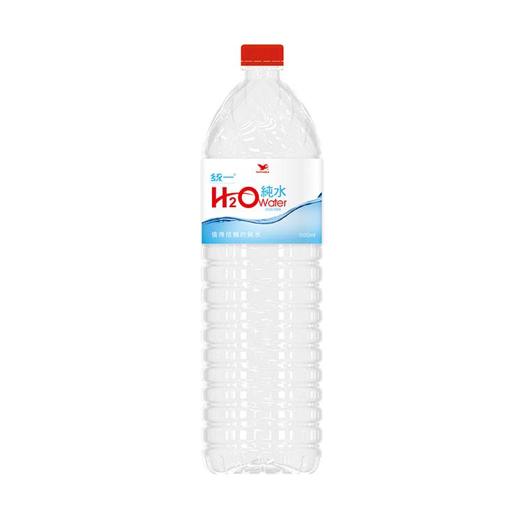 統一H2O純水 1500ml/瓶#567858