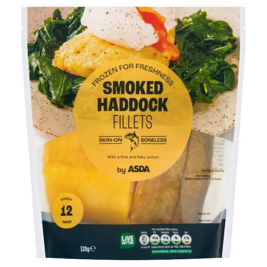 ASDA Smoked Haddock Fillets (320g)