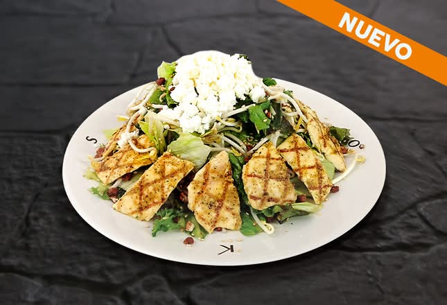 Ensalada Alta en Fibra y Proteína