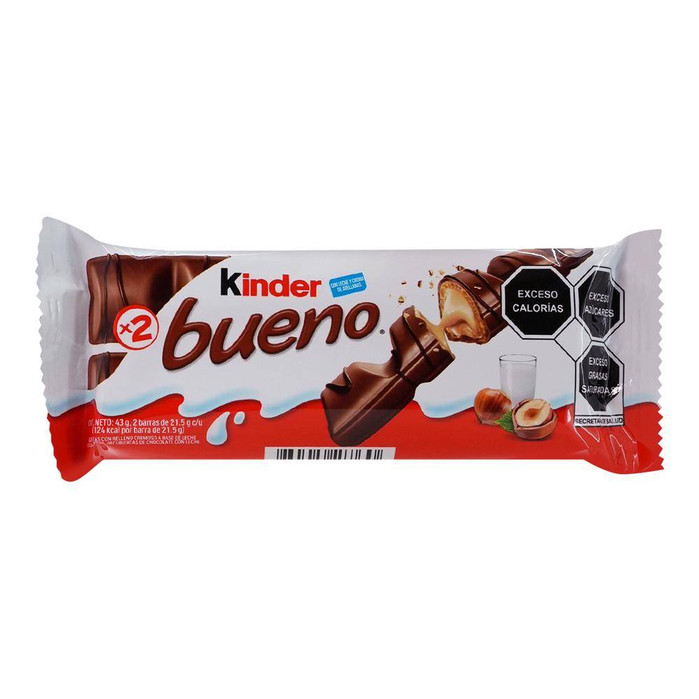 Kinder chocolate bueno relleno (2 un)