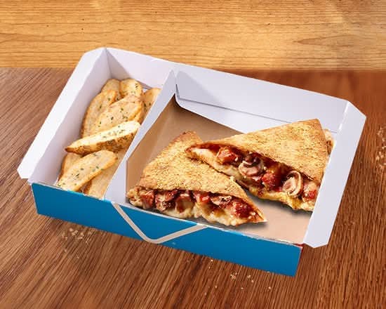 クリスピッツァバーガー テリヤキチーズ（サイド付き） Crispizzaburger Teriyaki Cheese (with Side)