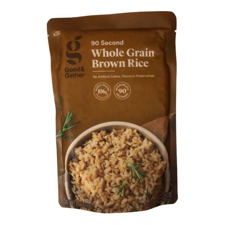 Good & Gather 90 Second Whole Grain Brown Rice Microwavable Pouch (8.8 oz)