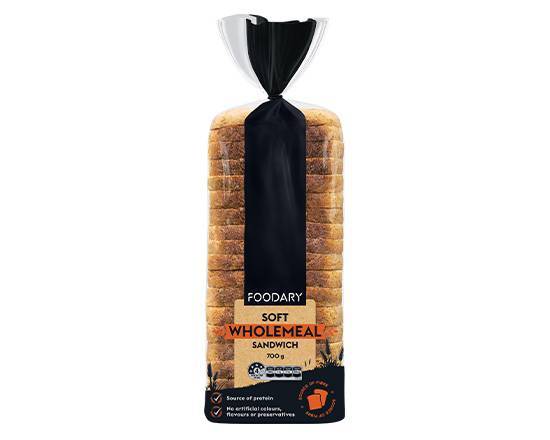 Foodary Soft Wholemeal Sandwich Bread 700g