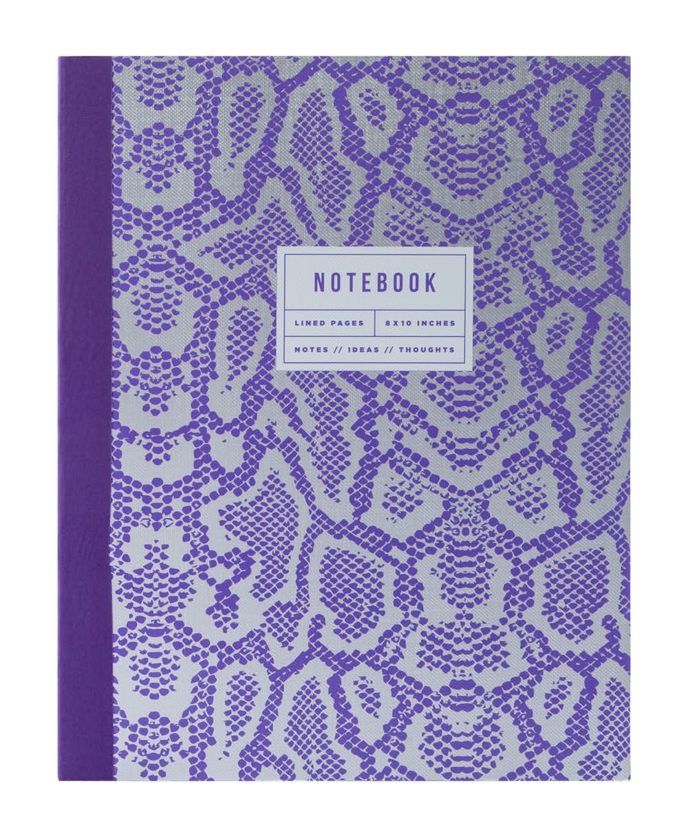 Print Journal Notebook Snake Print