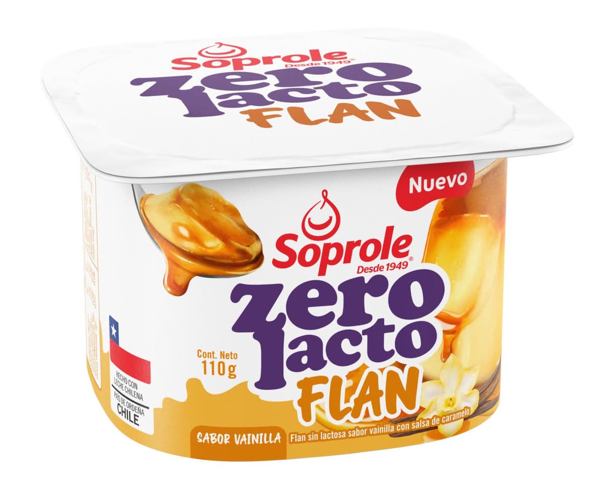 Soprole · Flan zero lacto - Vainilla (110 g)