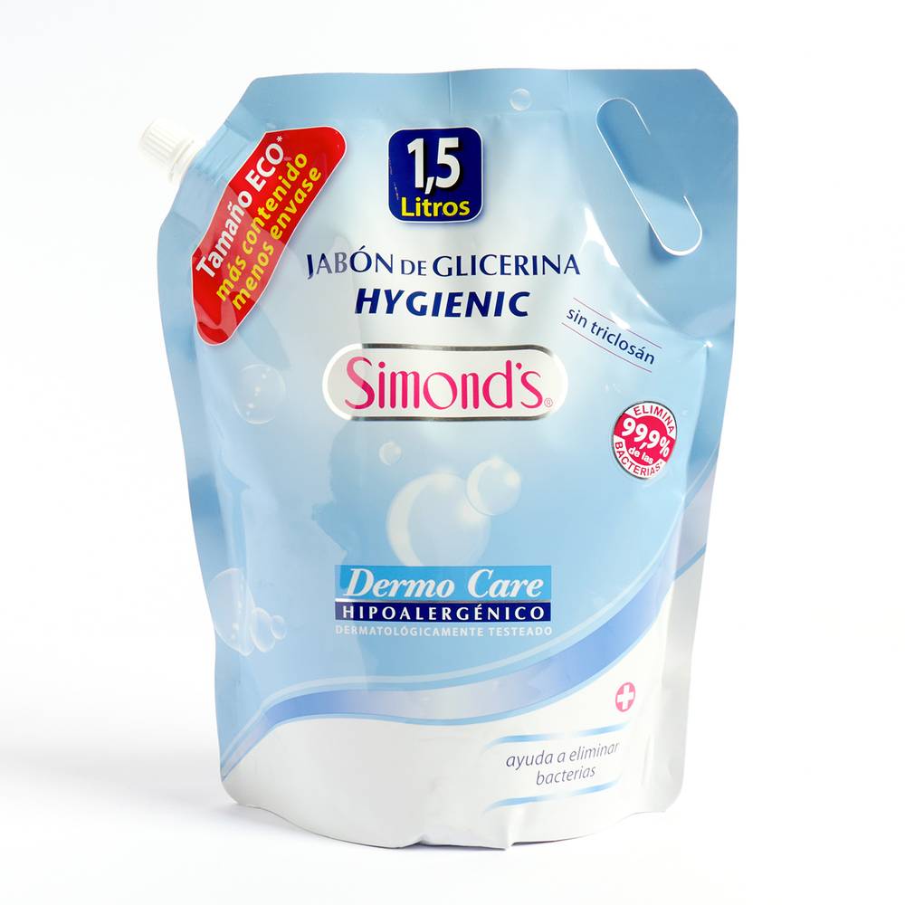 Simond's jabón líquido dermo care hygienic (1500 ml)