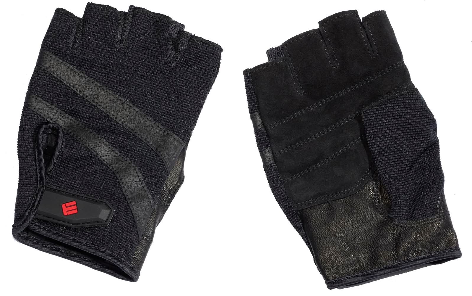 ETHOS Men's Axis Leather Lifting Gloves (Black, XL)