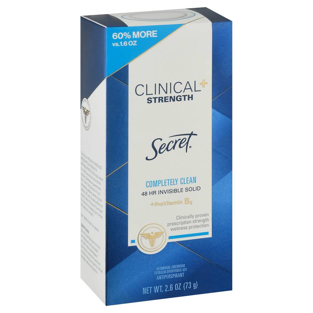 Secret Clinical + Strength Completely Clean Antiperspirant