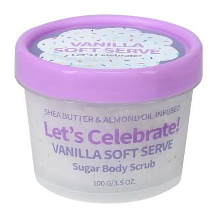 Let's Celebrate! Vanilla Soft Serve Sugar Body Scrub 3.5oz