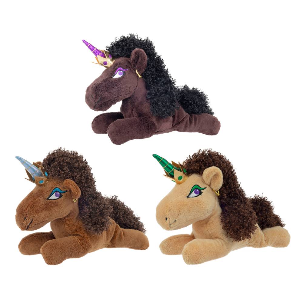 Afro Unicorn Mini Afro Unicorn, Assorted, 9 In