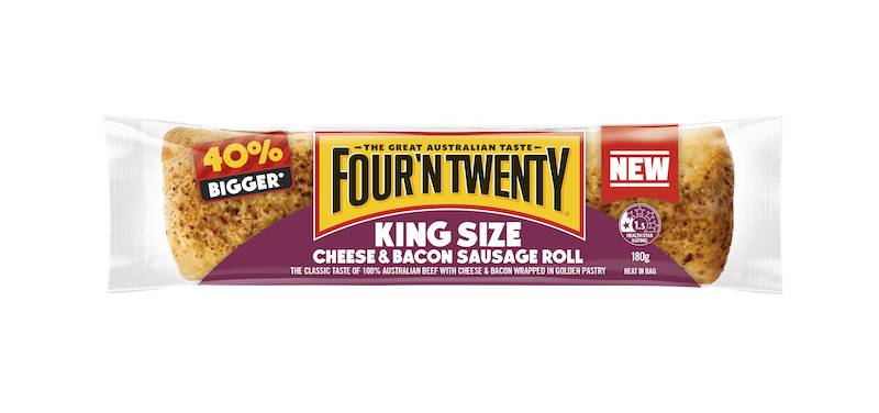 Four'n Twenty Classic Cheese & Bacon Sausage Roll