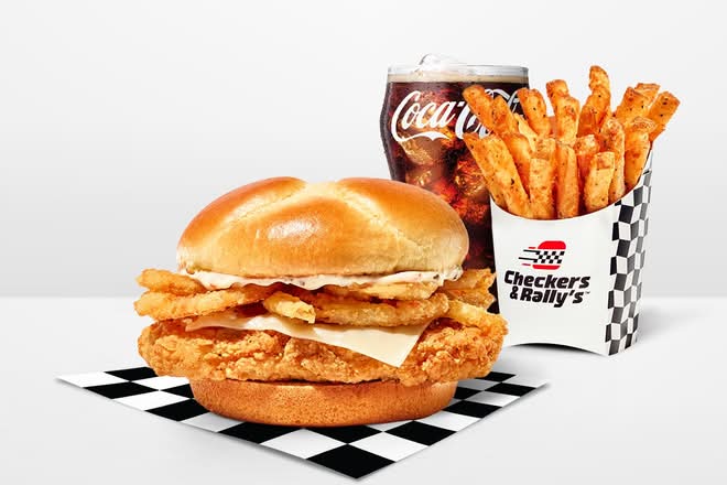 Garlic Swiss Clucker (Crispy) Combo