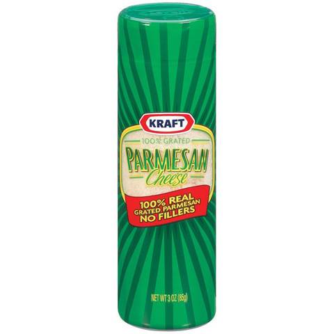 Kraft Grated Parmesan Cheese 3oz