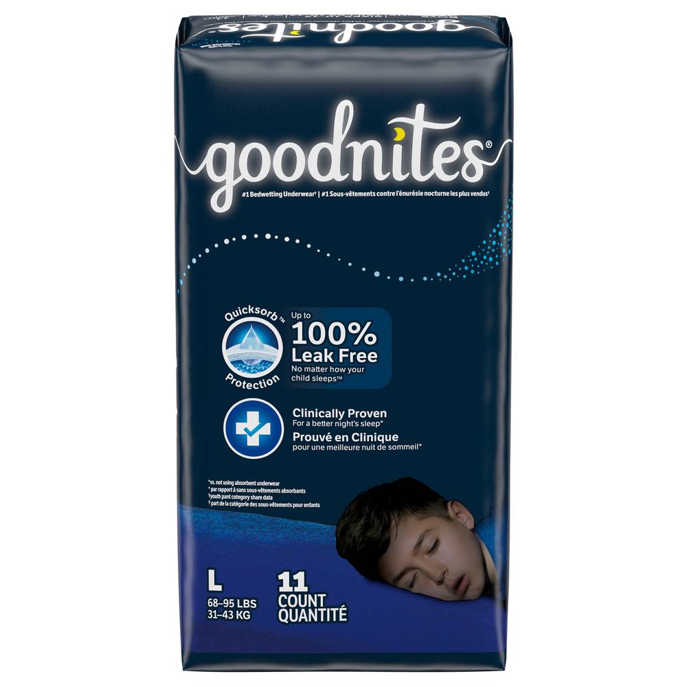 GoodNites Boys Large Nighttime Underwear