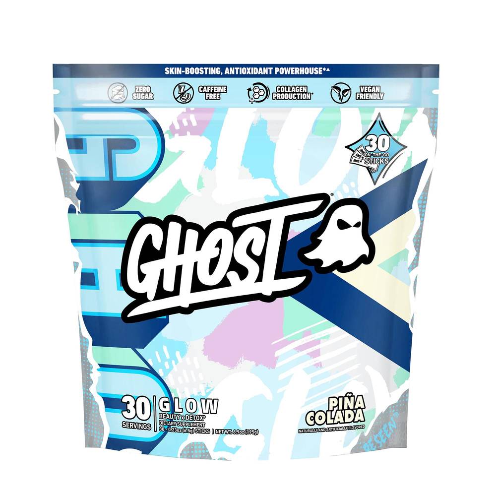 Ghost Beauty X Detox on the Go Sticks (30 ct, 0.23 oz) (pina colada)