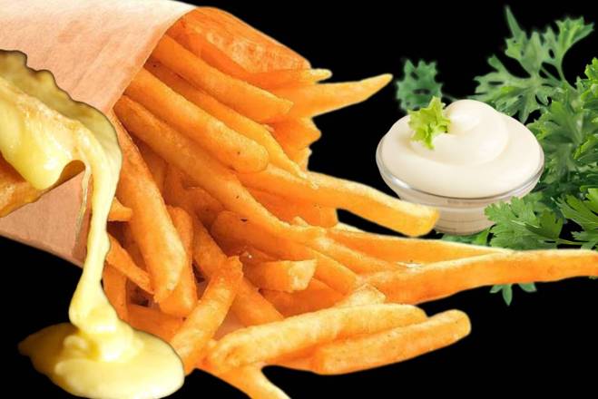 Petite Frites avec sauce fromagère 🧀🫕
