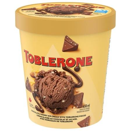 Crème glacée NESTLÉ Toblerone, contenant de 450 ml