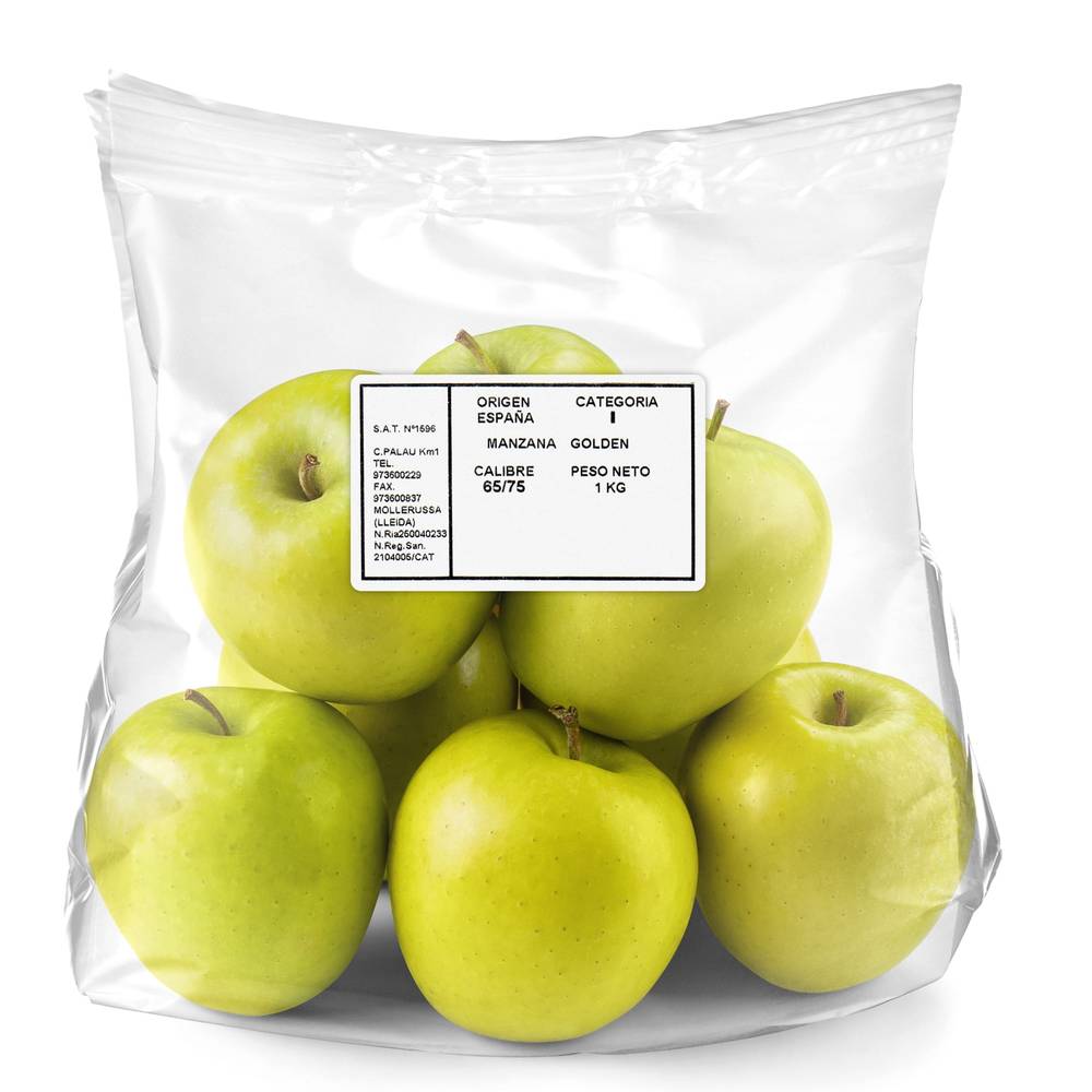 Manzana Golden Bolsa 1 Kg