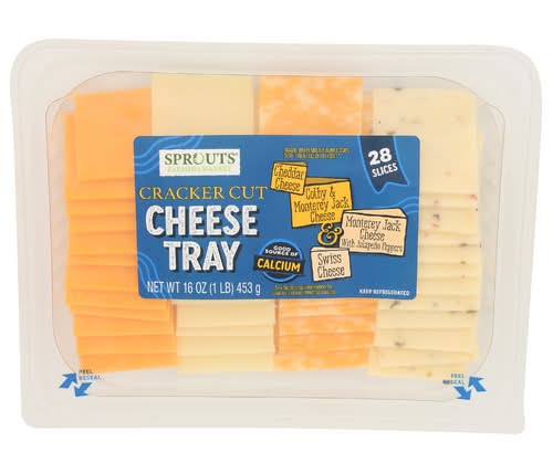 Sprouts Cracker Cut Cheese Tray
