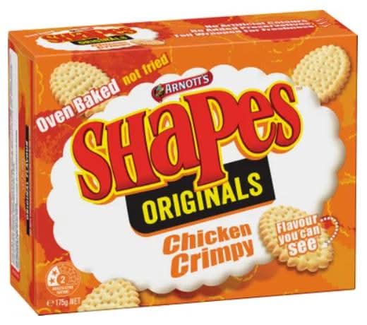 Arnott's Shapes 175g Chicken Crimpy