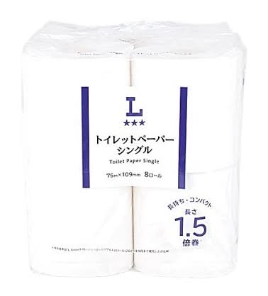 LWトイレットペーパー1.5倍巻(シングル8個)