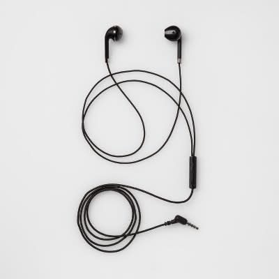 Heyday Wired Earbuds, Black