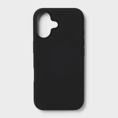 Heyday Apple Iphone 16 Silicone Case For Magsafe, Black