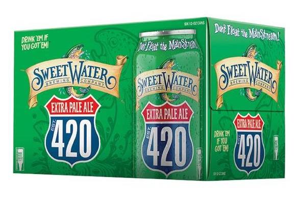 SweetWater Brewing Company 420 Extra Pale Ale Beer (6 x 12 oz)