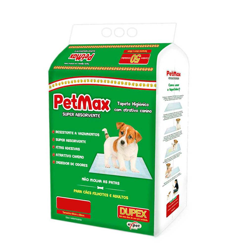 Expet tapete higiênico pet max para cães (65x60cm)