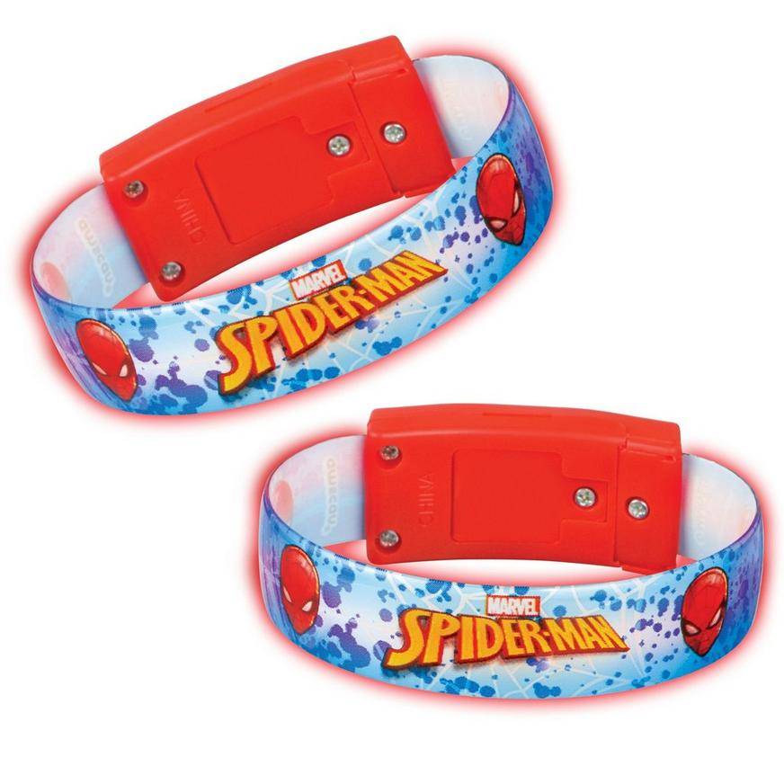 Spider-Man Webbed Wonder Light Up Bracelet (4 ct)