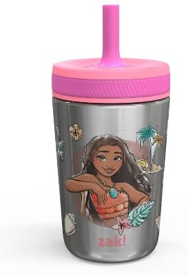 zak! Kelso Disney Stainless Steel Kids Straw Cup 12 oz