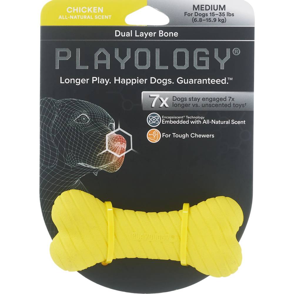 Playology Dual Layer Bone, Medium, Assorted